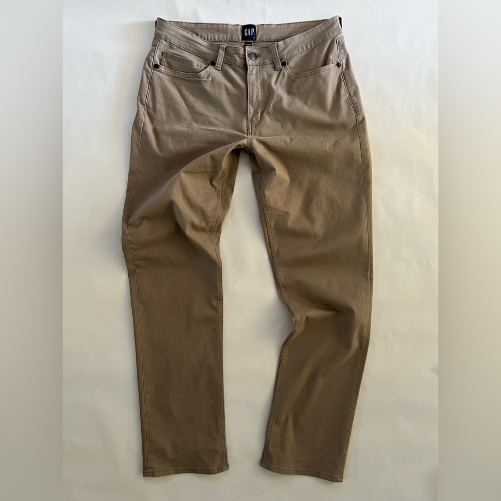 GAP Men's Tan Jeans Slim Fit 34x32